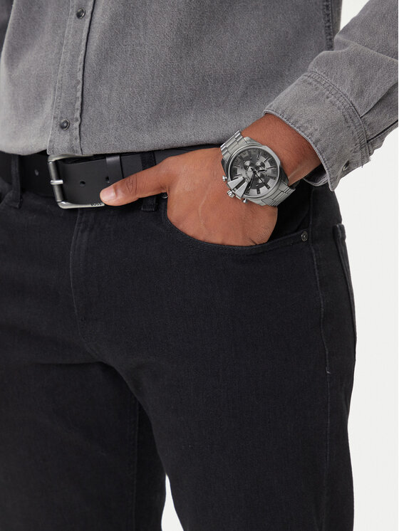 Diesel Diesel Hodinky Mega Chief Slim Chronograph DZ4676 Šedá