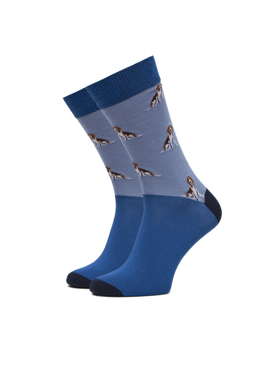 Barbour Barbour Kõrgete meestesokkide komplekt (3 paari) Beagle Dog MGS0070BL71 Sinine