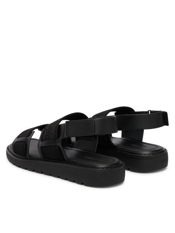 Calvin Klein Calvin Klein Сандали Sq Molded Sandal Webb HW0HW02872 Черен