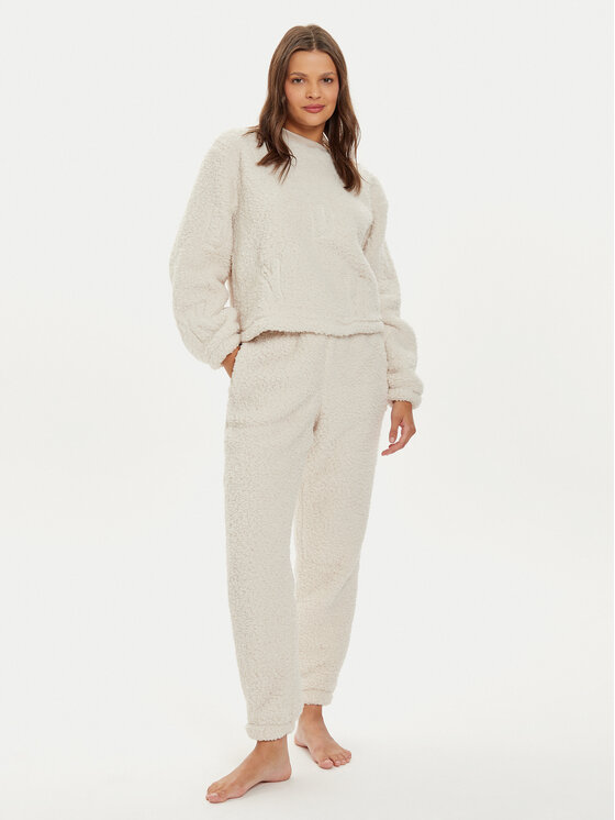 DKNY Piżama YI90022 Écru Regular Fit