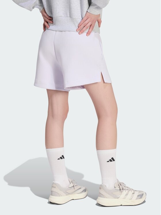 adidas adidas Szorty materiałowe 151625 Fioletowy Loose Fit