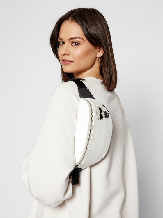 KARL LAGERFELD KARL LAGERFELD Torbica za okrog pasu﻿ 205W3016 Bela