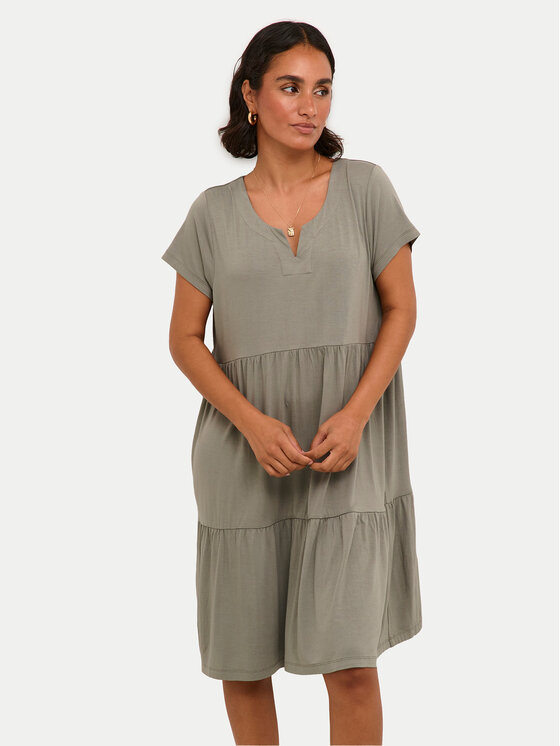 Kaffe Kaffe Rochie de zi Petra 10504657 Gri Relaxed Fit