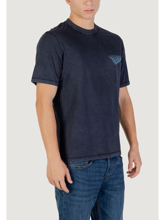Napapijri Napapijri T-Shirt S-AREN SS Μπλε Casual Fit