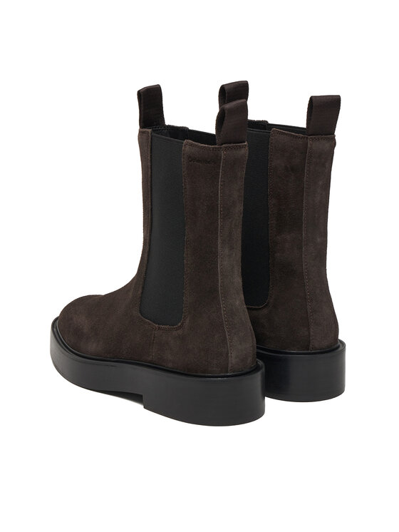 Calvin Klein Calvin Klein Боти тип челси YW0YW01969 Кафяв