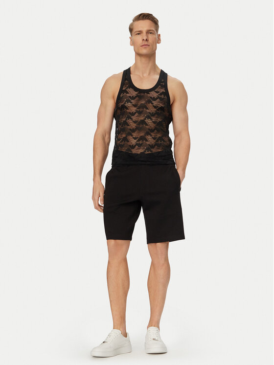 Emporio Armani Emporio Armani Trikó EM002156 AF16108 FC039 Fekete Regular Fit