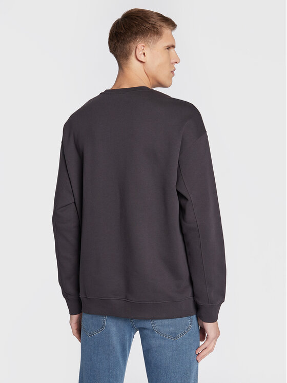 Lee Lee Felpa Crew Seasonal L84KRYON 112322639 Nero Relaxed Fit