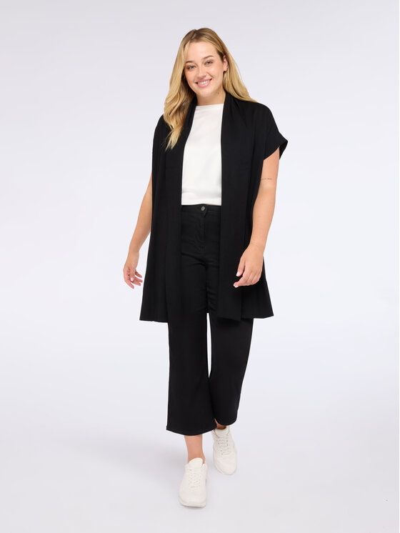 Fiorella Rubino Fiorella Rubino Cardigan M661L008035N033 Nero Regular Fit