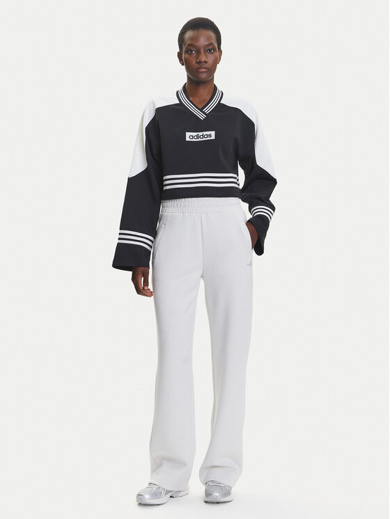 adidas adidas Μπλούζα Blocking JW7273 Μαύρο Loose Fit