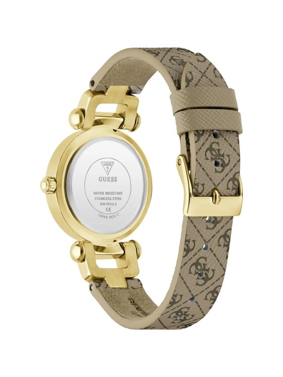 Guess Guess Zegarek GW1021L2 Beżowy