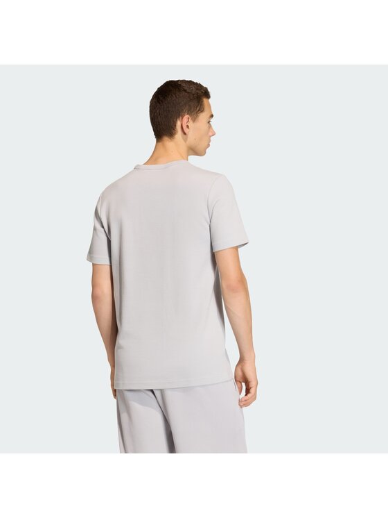 adidas adidas T-shirt Trefoil Essentials Waffle KE1203 Siva Regular Fit