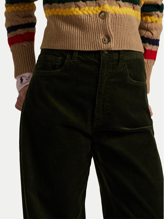 Polo Ralph Lauren Polo Ralph Lauren Stoffhose 211A87463001 Grün Wide Leg