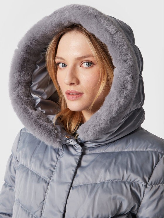 Geox Doudoune Chloo W2625N T2655 F1636 Gris Regular Fit Modivo