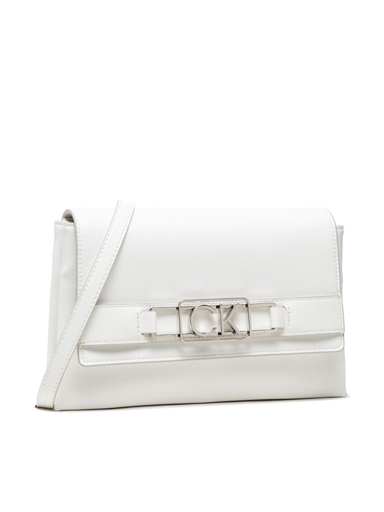 Borsetta Clutch W/Flap K60K608188 Bianco