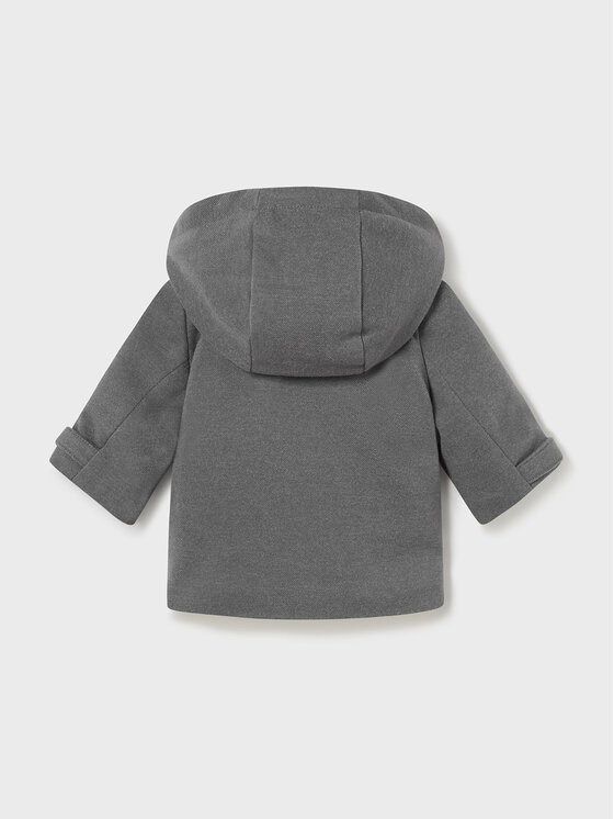 Mayoral Mayoral Cappotto di transizione 2.412 Grigio Regular Fit