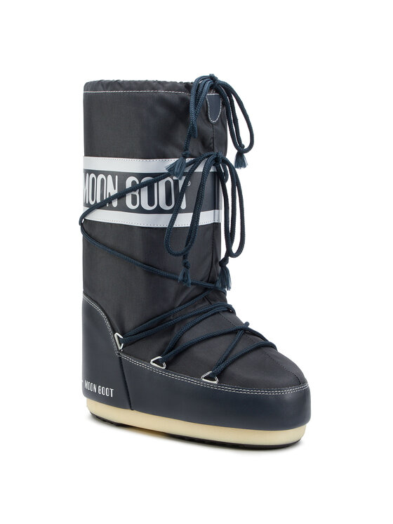 moon boot black nylon