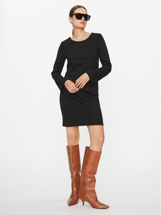 Vila Vila Rochie de zi Armerone 14086118 Negru Regular Fit