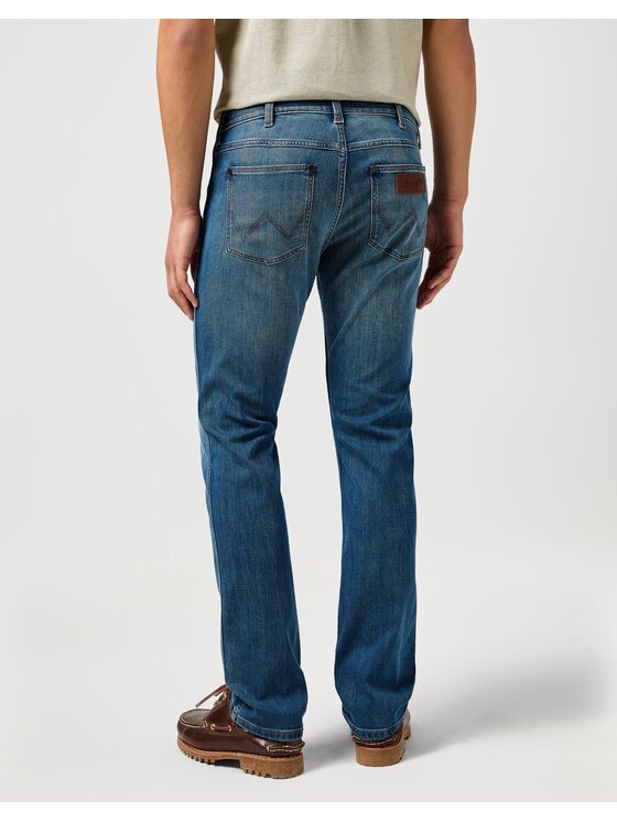 Wrangler Wrangler Jeansy GREENSBORO Niebieski Straight Leg