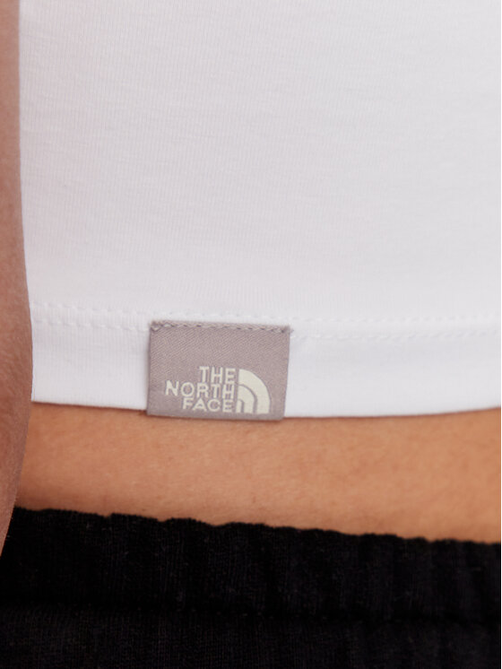 The North Face The North Face T-shirt NF0A55AO Bijela Cropped Fit