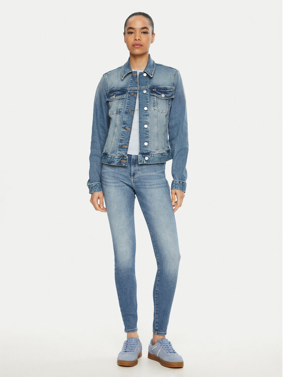 Tommy Jeans Tommy Jeans Kurtka jeansowa Classic DW0DW19858 Niebieski Regular Fit