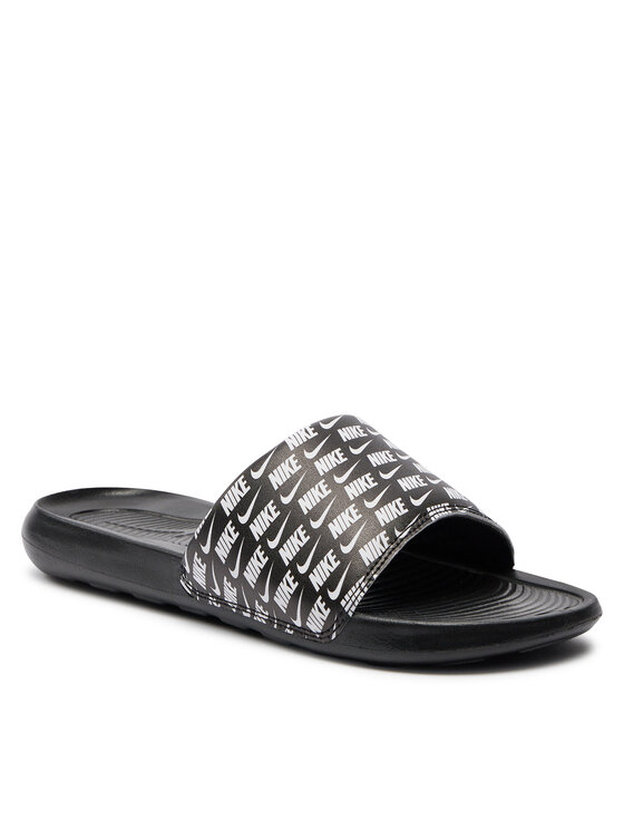Nike Nike Pantoletten Victori One Slide Print CN9678 006 Schwarz