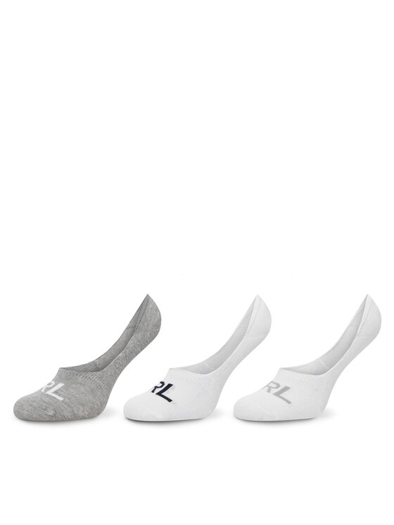 Set de 3 perechi de șosete scurte pentru bărbați LAUREN RALPH LAUREN 454972832002 Alb