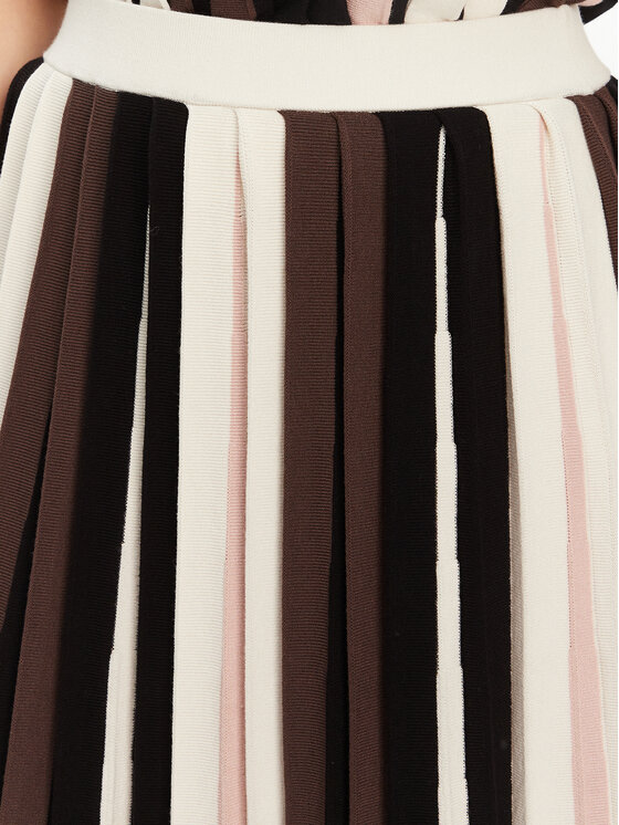 Weekend Max Mara Weekend Max Mara Spódnica plisowana Pleiadi 2525306011 Brązowy Regular Fit
