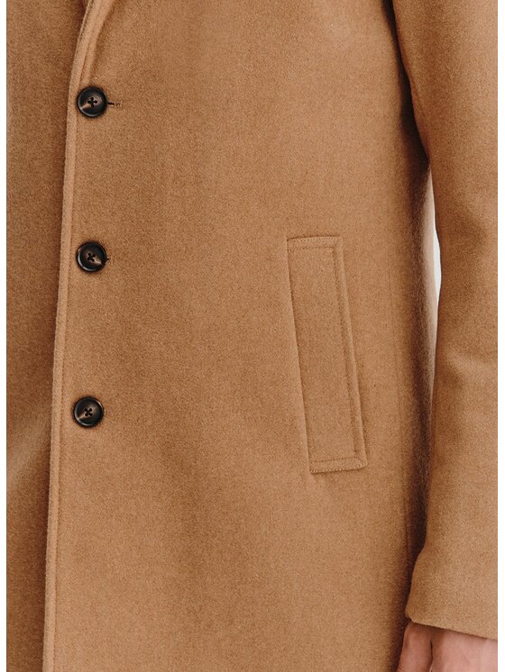 Pako Lorente Pako Lorente Płaszcz zimowy P25WF-7X-016 Beżowy Classic Fit