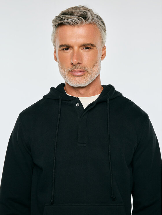 BIG STAR BIG STAR Bluza BAZYLER Czarny Basic Fit