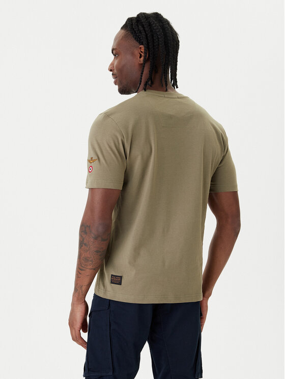 Aeronautica Militare Aeronautica Militare T-särk 261TS2536UJ00641 Roheline Regular Fit