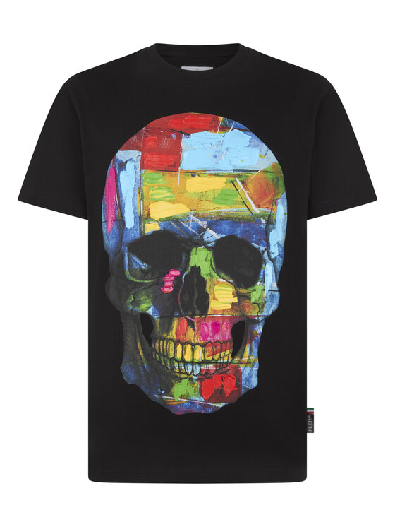 PHILIPP PLEIN PHILIPP PLEIN T-Shirt 30539 Czarny Regular Fit