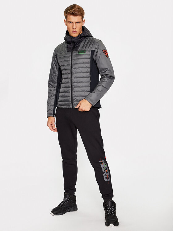 Rossignol Rossignol Kurtka przejściowa Hero Hybrid Light Jkt RLMMJ32 Szary Regular Fit