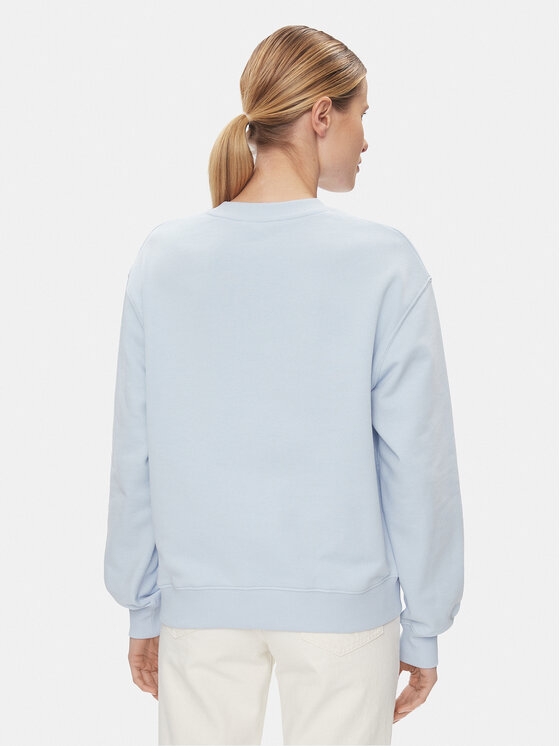 Tommy Hilfiger Tommy Hilfiger Sweatshirt Flag Script WW0WW41758 Himmelblau Regular Fit