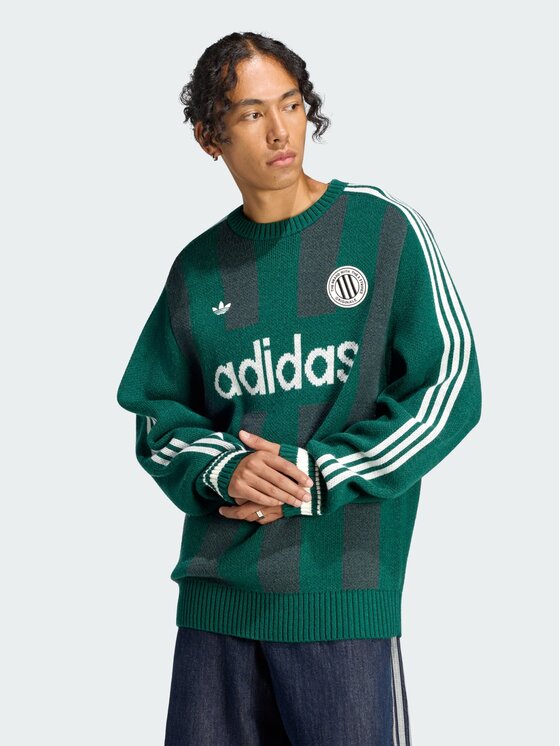 adidas adidas Bluza 172257 Zielony Loose Fit