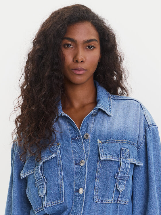 Guess Guess Kombinezon W5YD58 D5B94 Plava Regular Fit