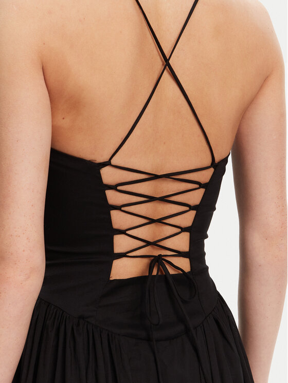 Bardot Bardot Večerní šaty 59786DB Černá Regular Fit