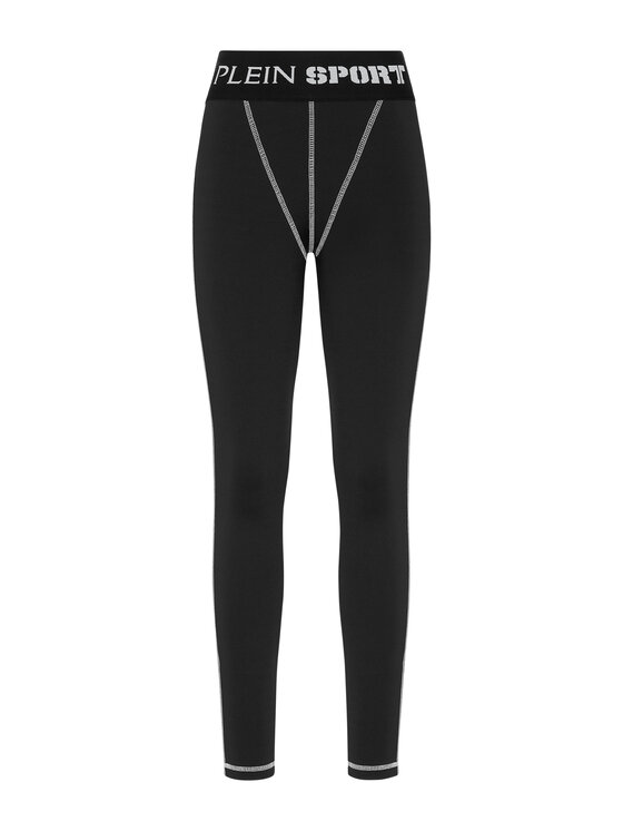 Plein Sport Plein Sport Legginsy 14231 Czarny Active Fit