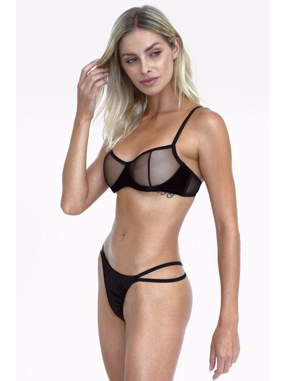 Love and Hate Love and Hate Perizoma Velvet 2 Nero