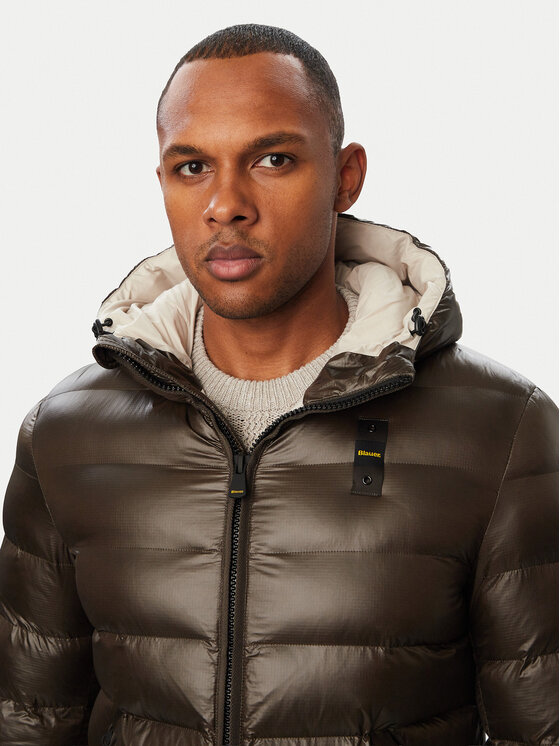 Blauer Blauer Talvejope Adams 26WBLUC02054 382EB Tumepruun Regular Fit