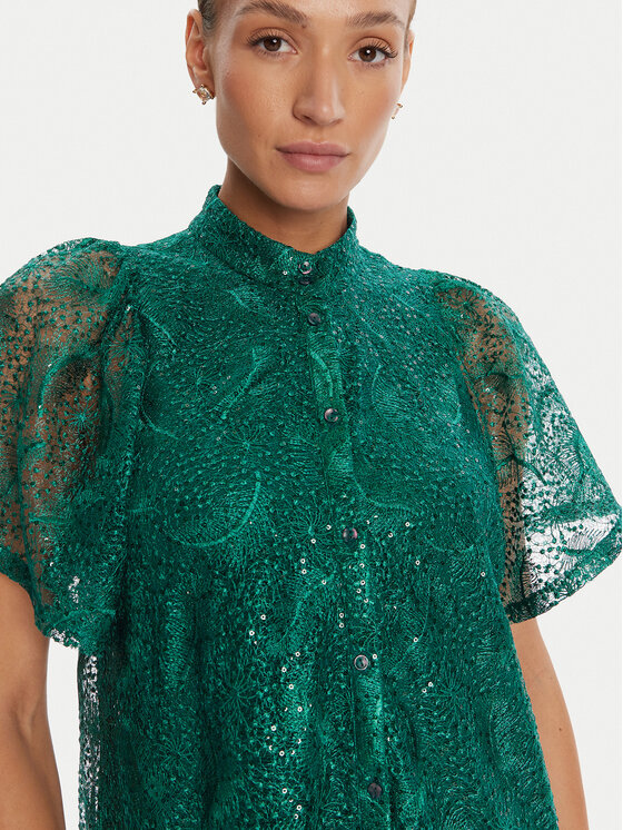 Bruuns Bazaar Bruuns Bazaar Kokteiļkleita Palm Philly BBW4541 Zaļš Loose Fit