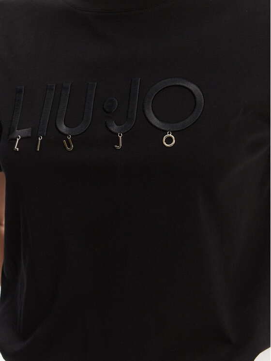 Liu Jo Liu Jo Marškinėliai WA5007 JS923 Juoda Relaxed Fit