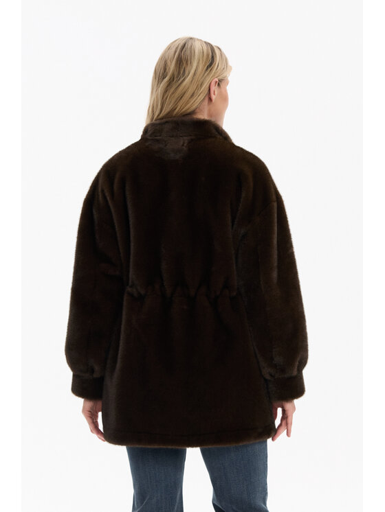Deni Cler Milano Deni Cler Milano Kurtka przejściowa T-DC-9064-F5-76-78-1 Brązowy Regular Fit