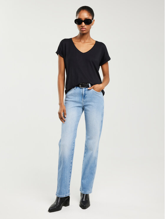 BIG STAR BIG STAR T-Shirt VALERIA Czarny Basic Fit