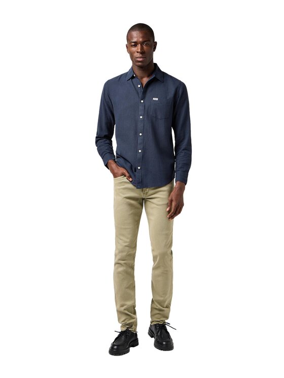 Wrangler Wrangler Jeans 112362437 Verde Straight Fit