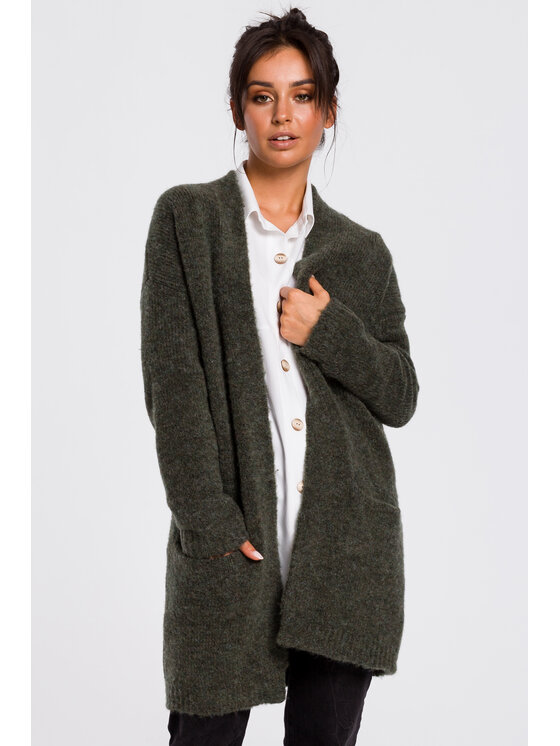 BeWear BeWear Kardigán bk034 Zelená Comfortable Fit