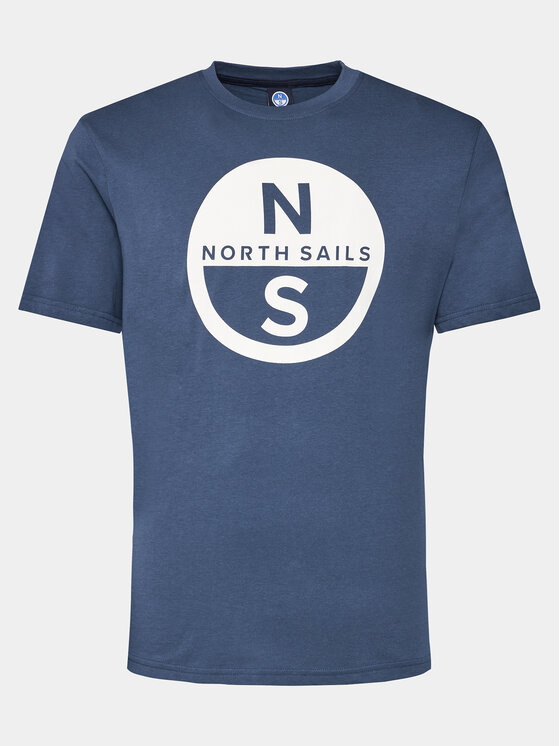 North Sails T-shirt Basic 692972 Tamnoplava Regular Fit