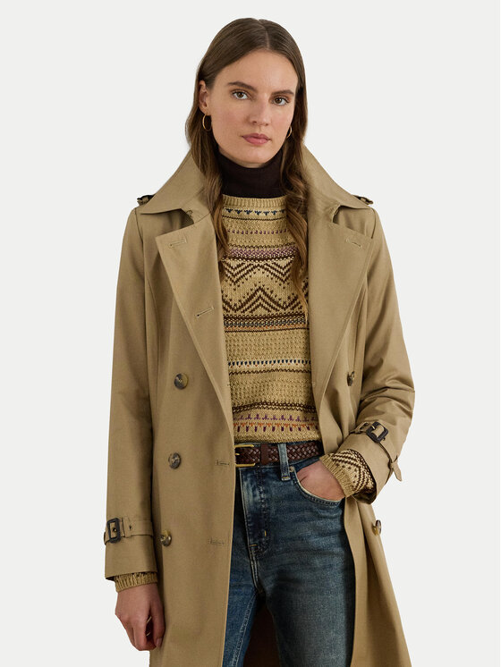 LAUREN RALPH LAUREN LAUREN RALPH LAUREN Trench 297951255004 Bej Regular Fit