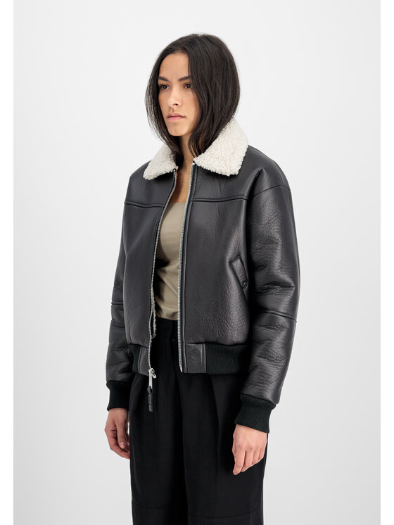 Alpha Industries Alpha Industries Kurtka bomber B-15 Modified Winter Jacket Women Czarny Regular Fit