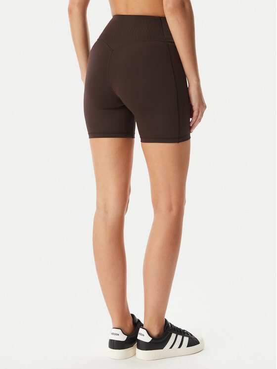 adidas adidas Športové kraťasy Optime Power KF1043 Hnedá Slim Fit