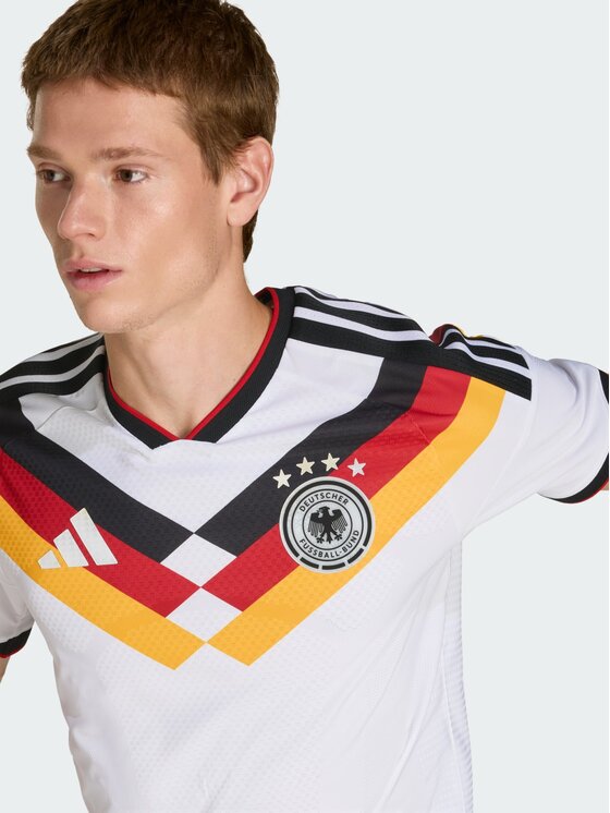 adidas adidas Koszulka techniczna Niemcy Biały Slim Fit